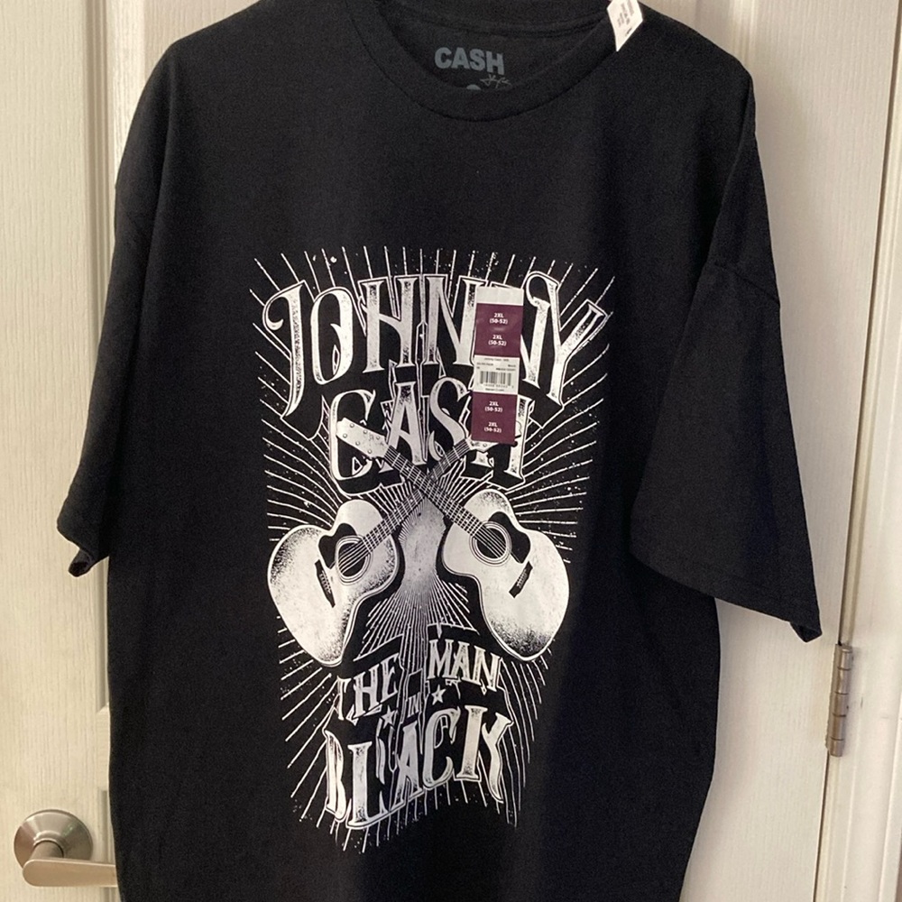 New Johnny Cash The Man in Black Tee